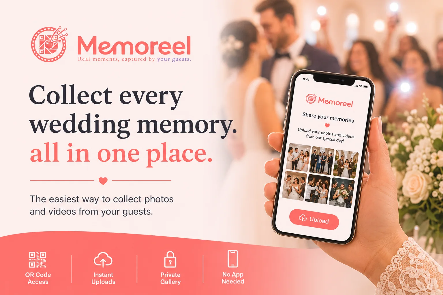 Collect wedding photos