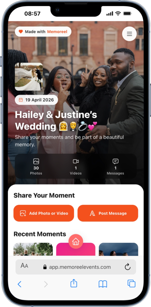 Guests Scan, Shoot, and Instantly Upload Media