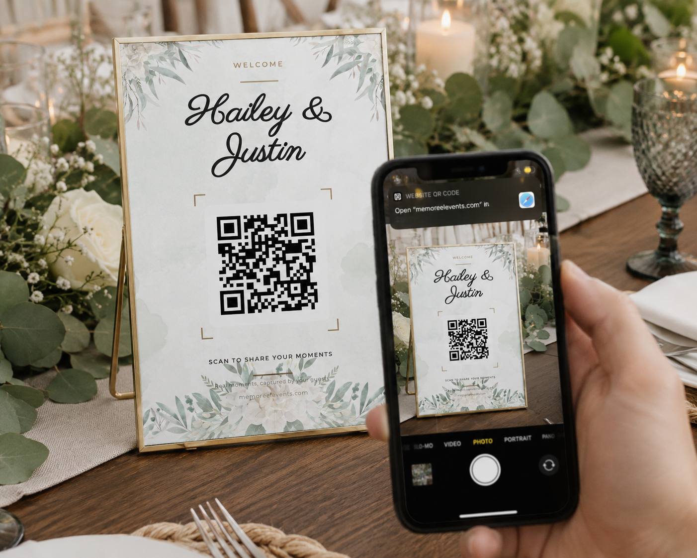 QR Code Photo Sharing App