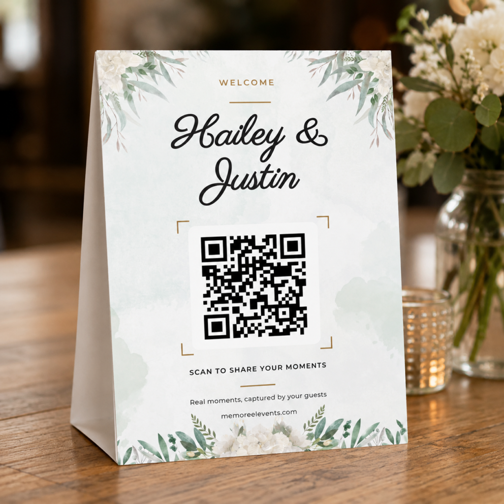 Display Your Custom Code on Signage or Table Tents